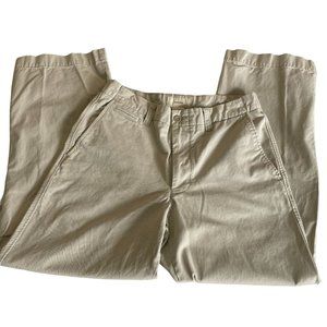 Merona Khaki Pants Flat Front - Size 32x30 - 100% Cotton